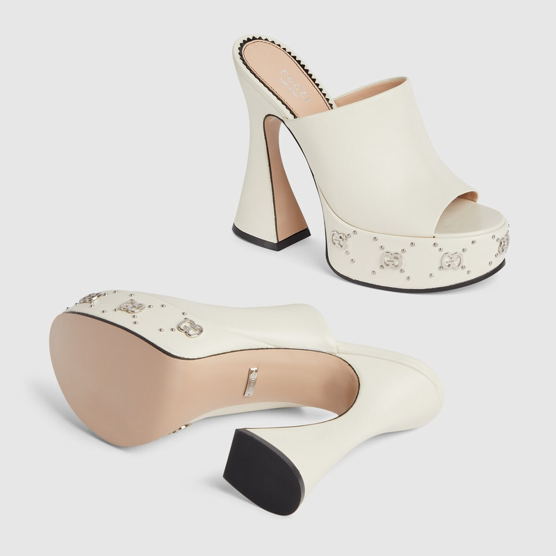 Women's platform slide sandal 5