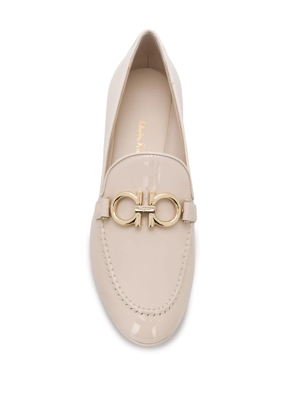 Gancini-buckle loafers - 4