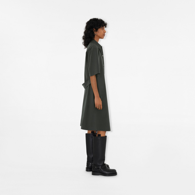 Cotton Blend Shirt Dress 3