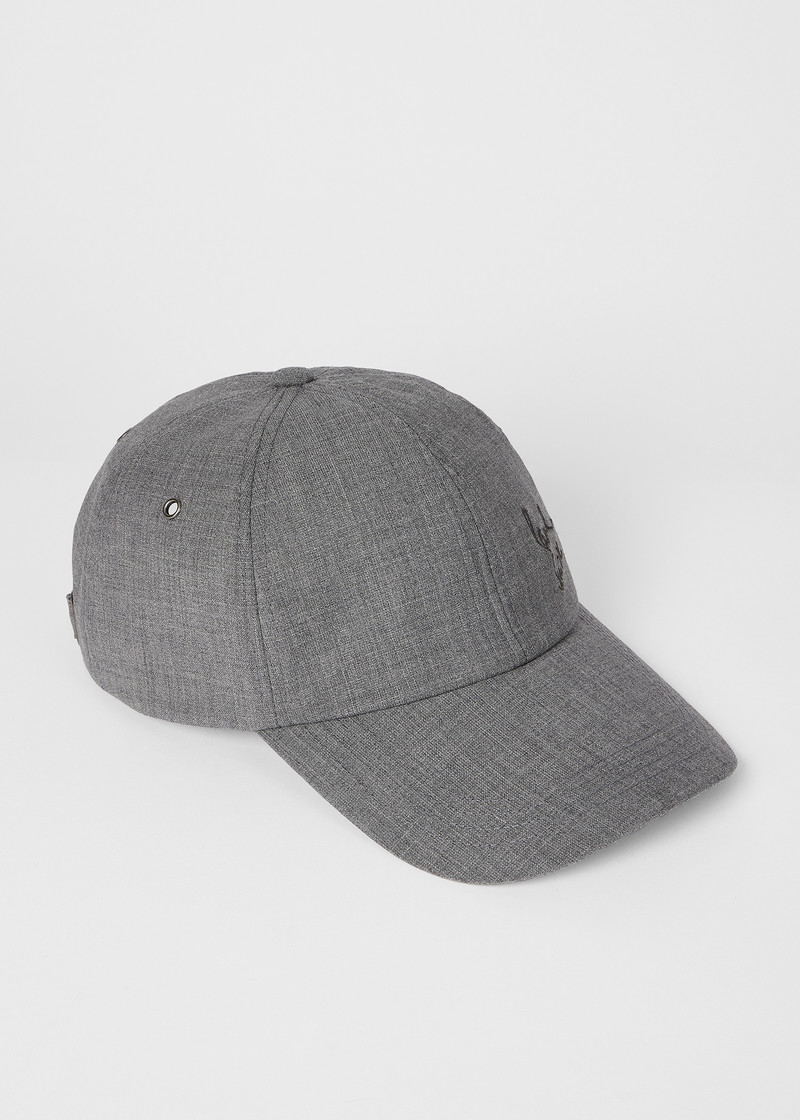 Paul Smith Grey 'Parrot' Baseball Cap outlook