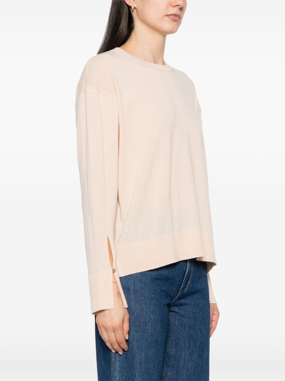 crew-neck long-sleeve jumper - 3