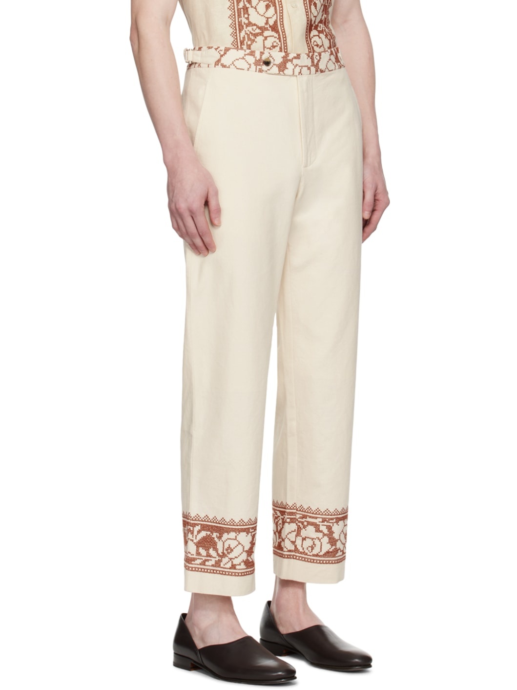 Off-White Rose Garland Trousers - 2