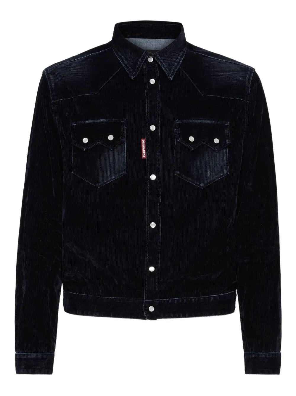 Dsquared2 Men `Flocked Cord` Jeans Jacket - 1
