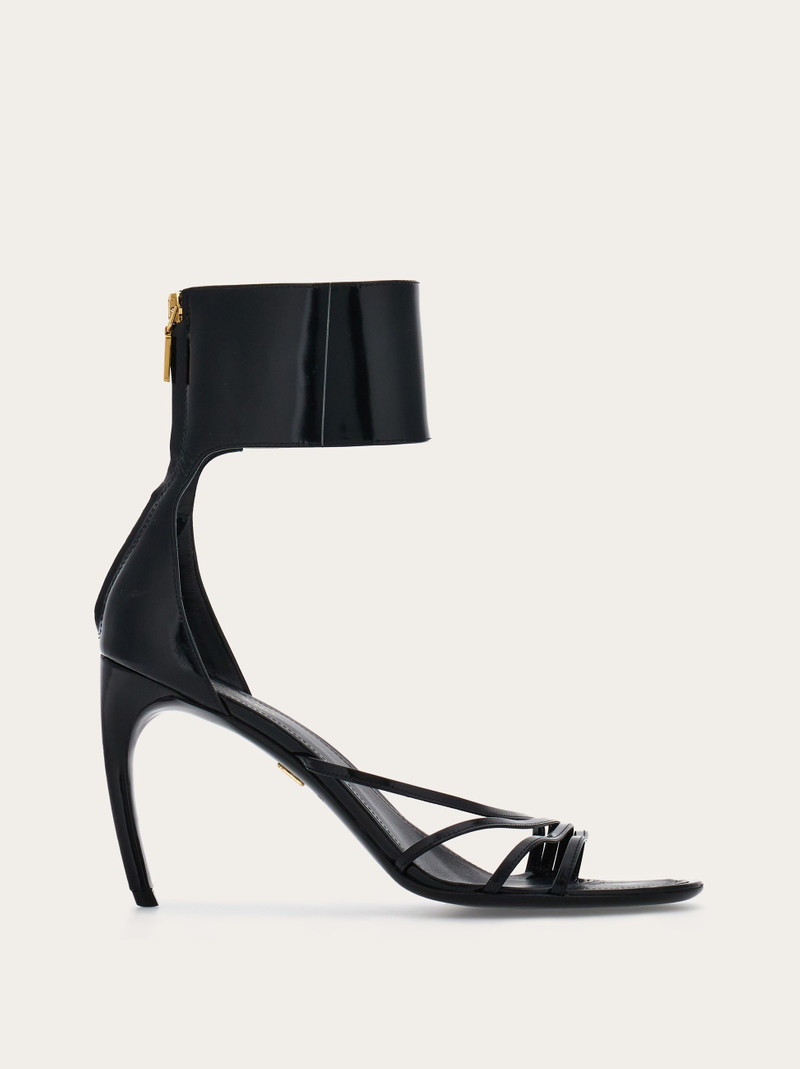 Curved heel sandal - 1