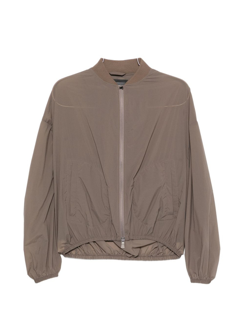 zip fastening bomber jacket 1