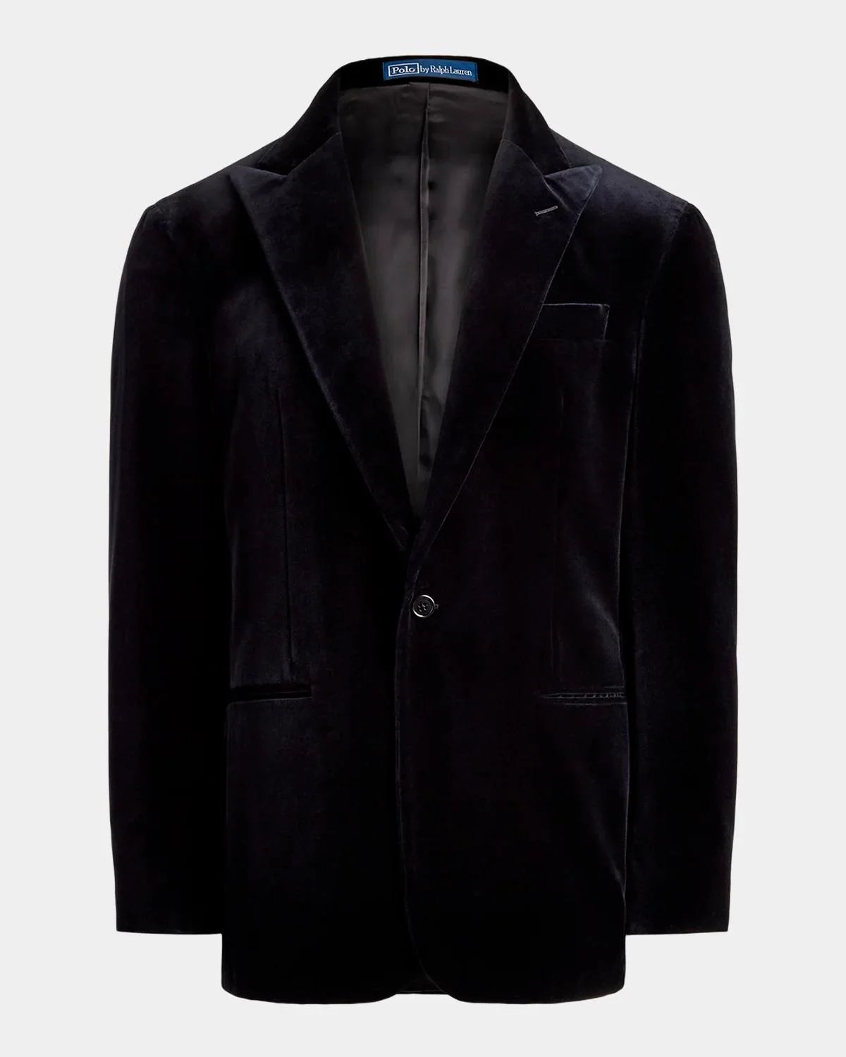 Men's Cotton Velvet Single-Breasted Dinner Jacket - 1