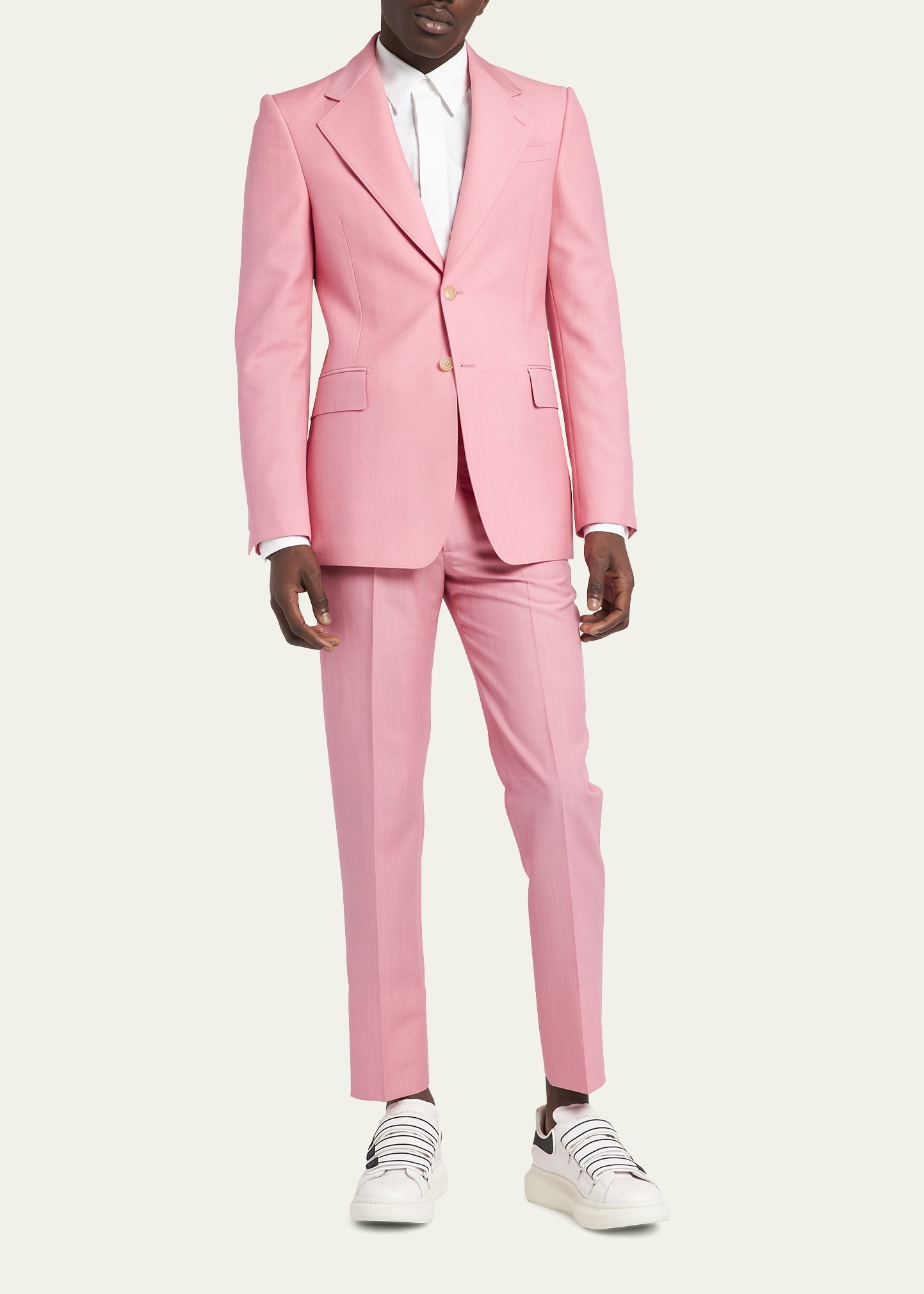 Leather Sneakers Alexander Mcqueen Sneakers With Suit OVERSIZED