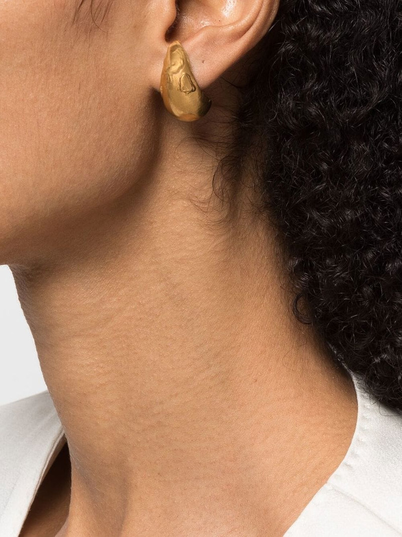 ALIGHIERI 24kt gold plated hoop earrings outlook