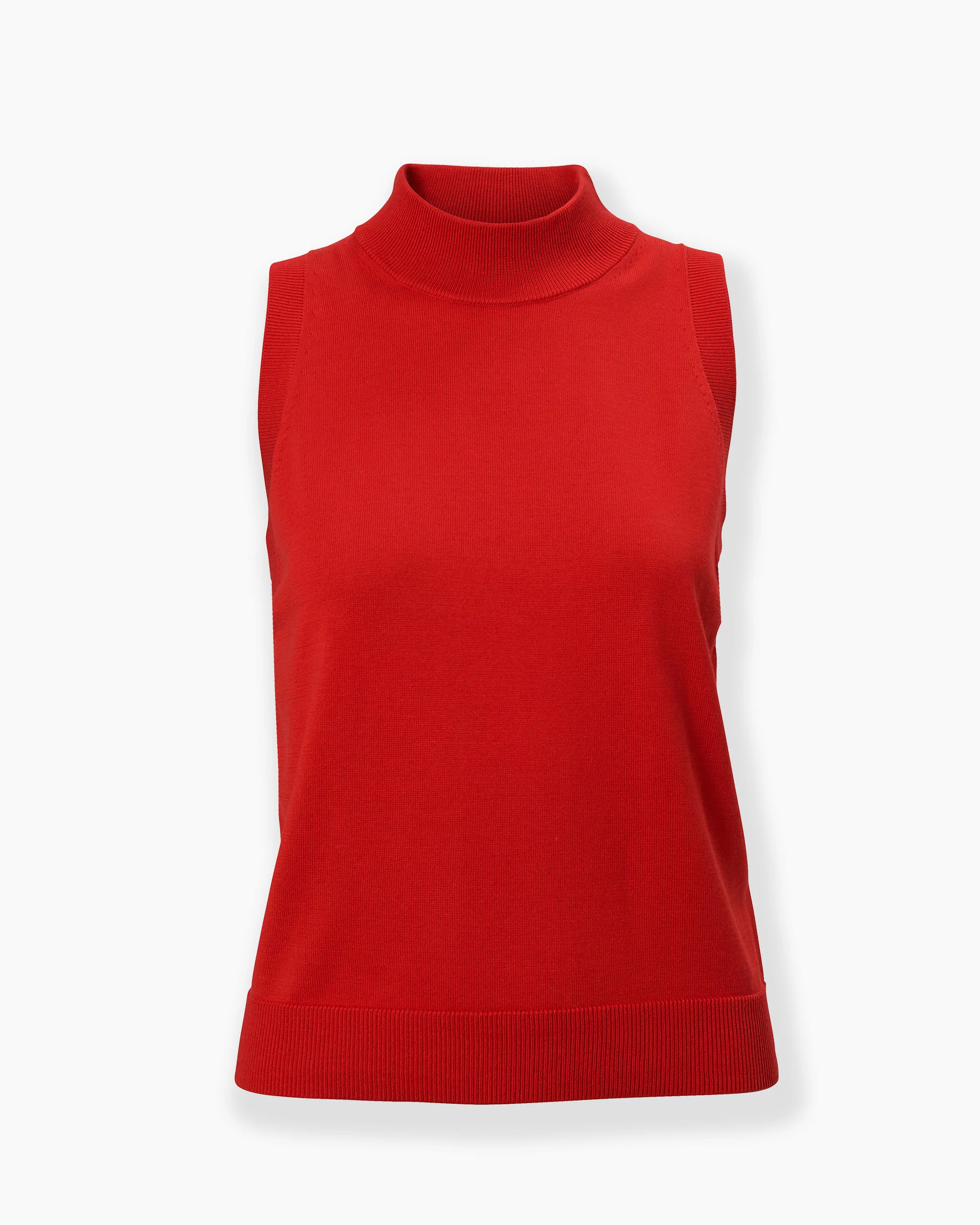 Sleeveless Mock-Neck Top - 1