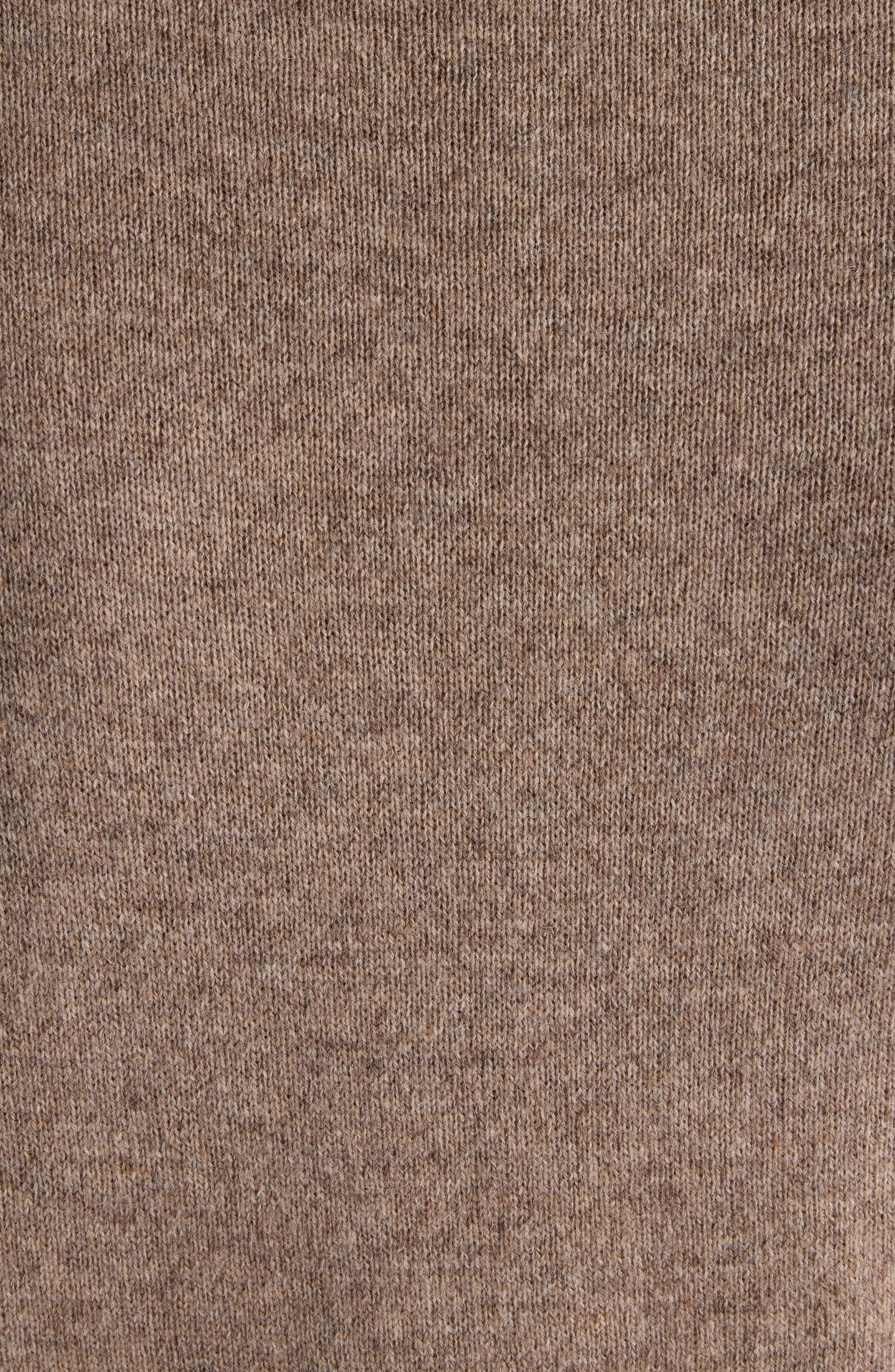 Acne Studios Klastron Shoes Intarsia Richard wool & Yak Hair Blend Polo Sweater in Greige Melange at - 6