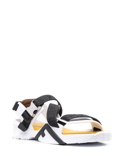 FENDI Flow jacquard-logo sandals outlook