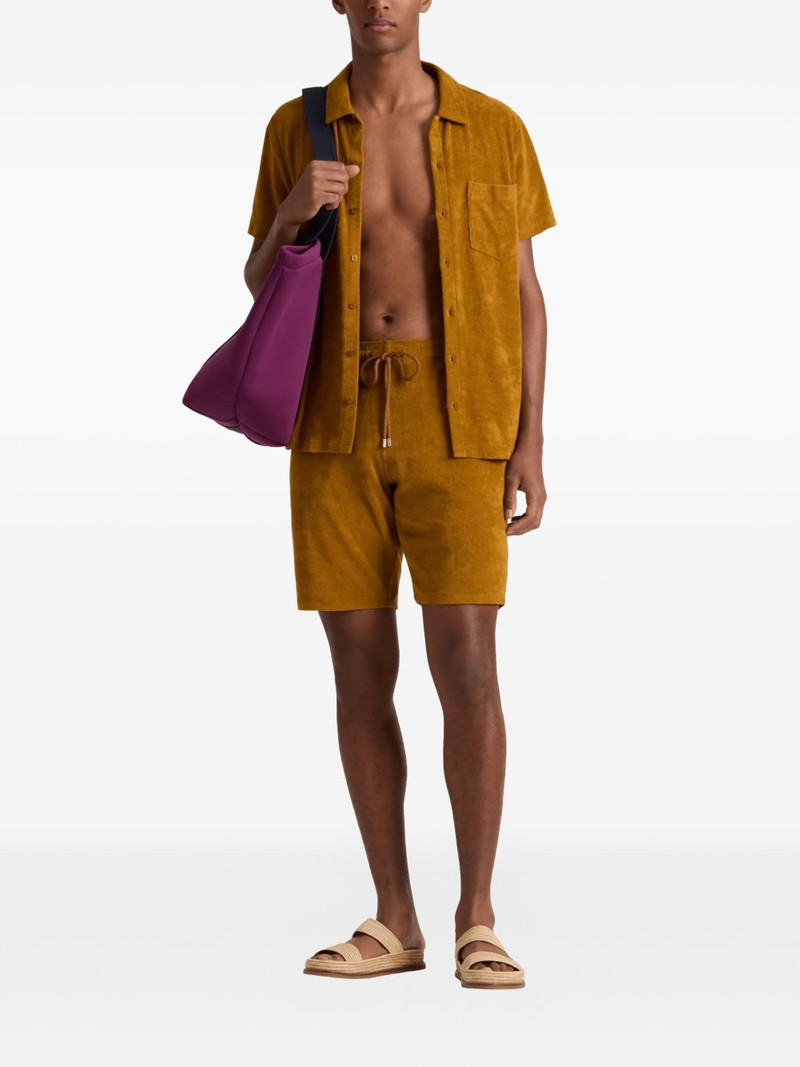 Vilebrequin flap terry bermuda shorts outlook