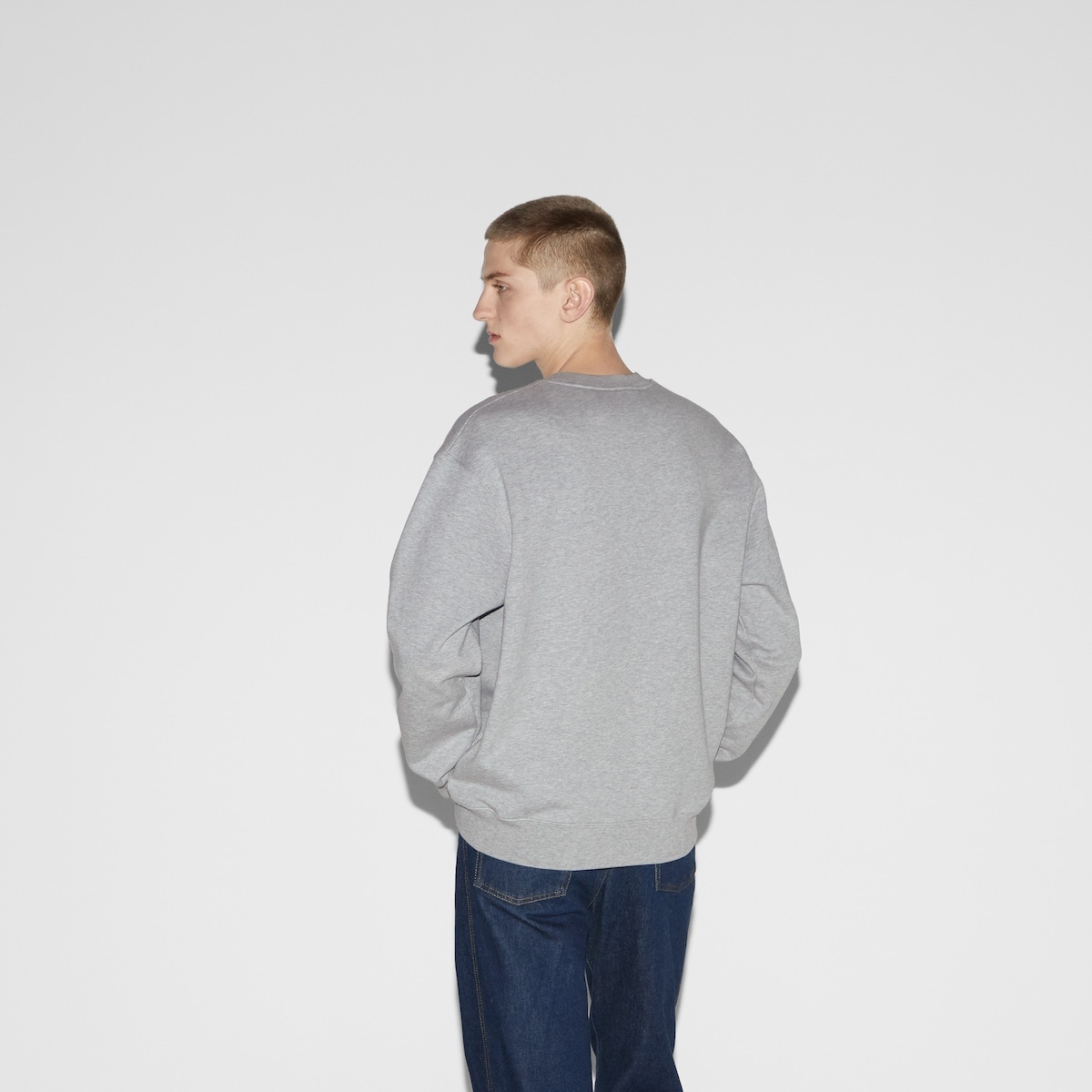 Cotton jersey printed sweatshirt - 4