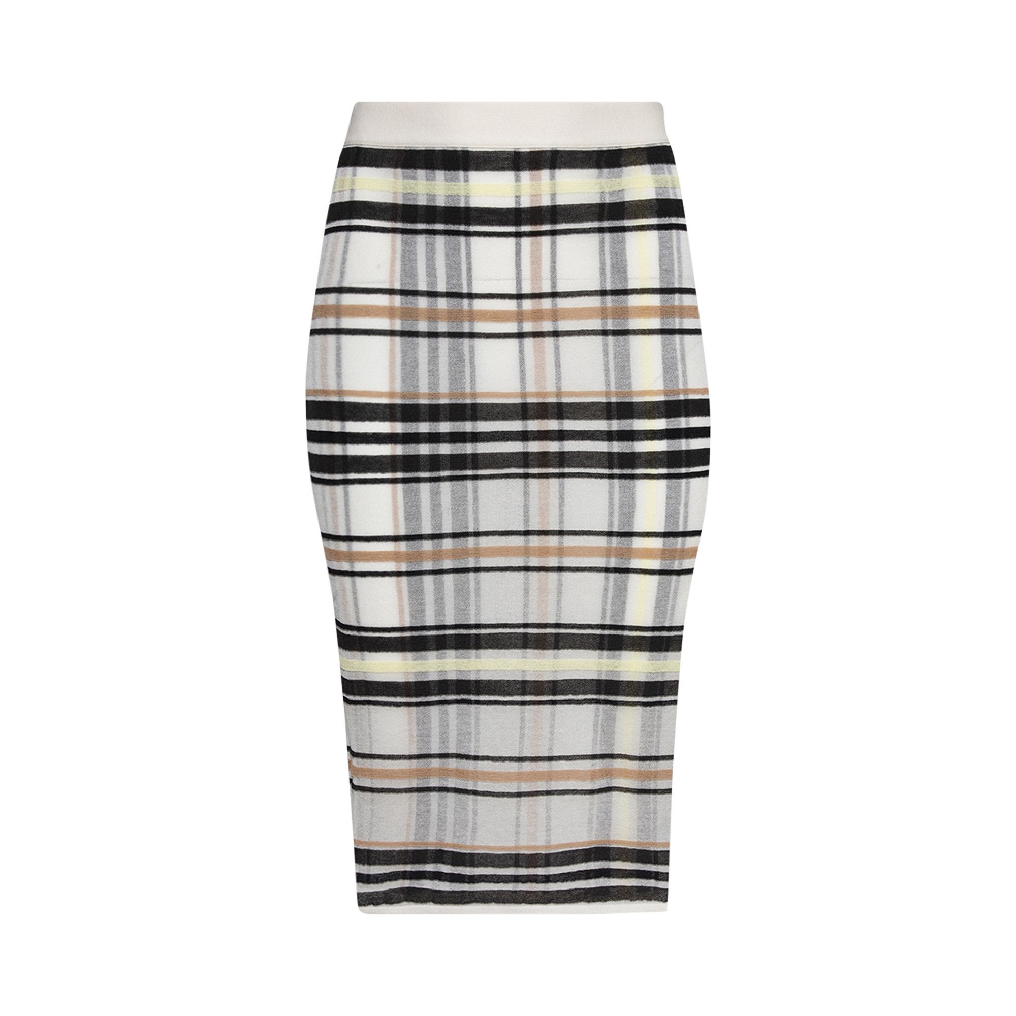 Bottega Veneta Striped Layered Skirt 'Dove/Yellow/Nude' - 1