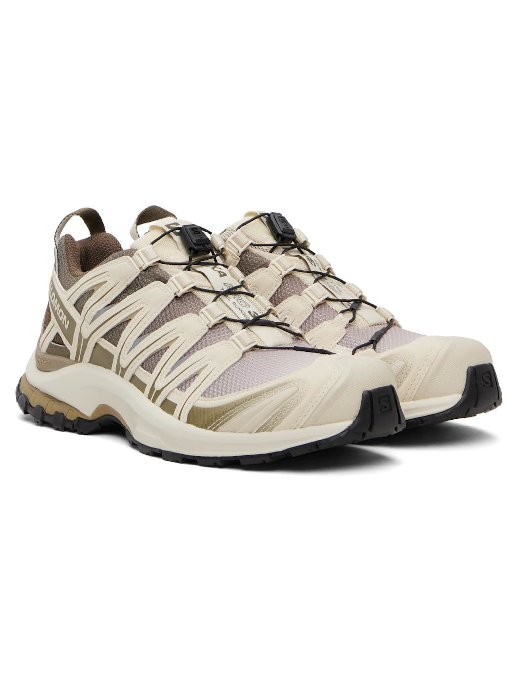 Beige & Khaki XA Pro 3D Sneakers - 4