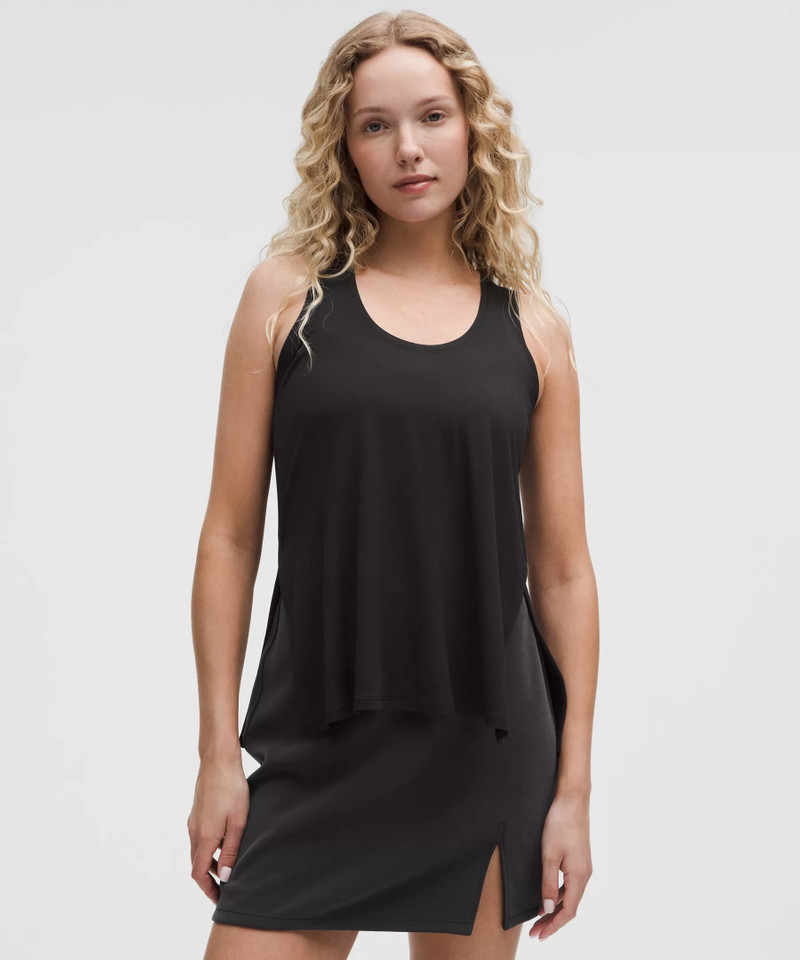 SilkAppeal Side-Slit Tank Top 1