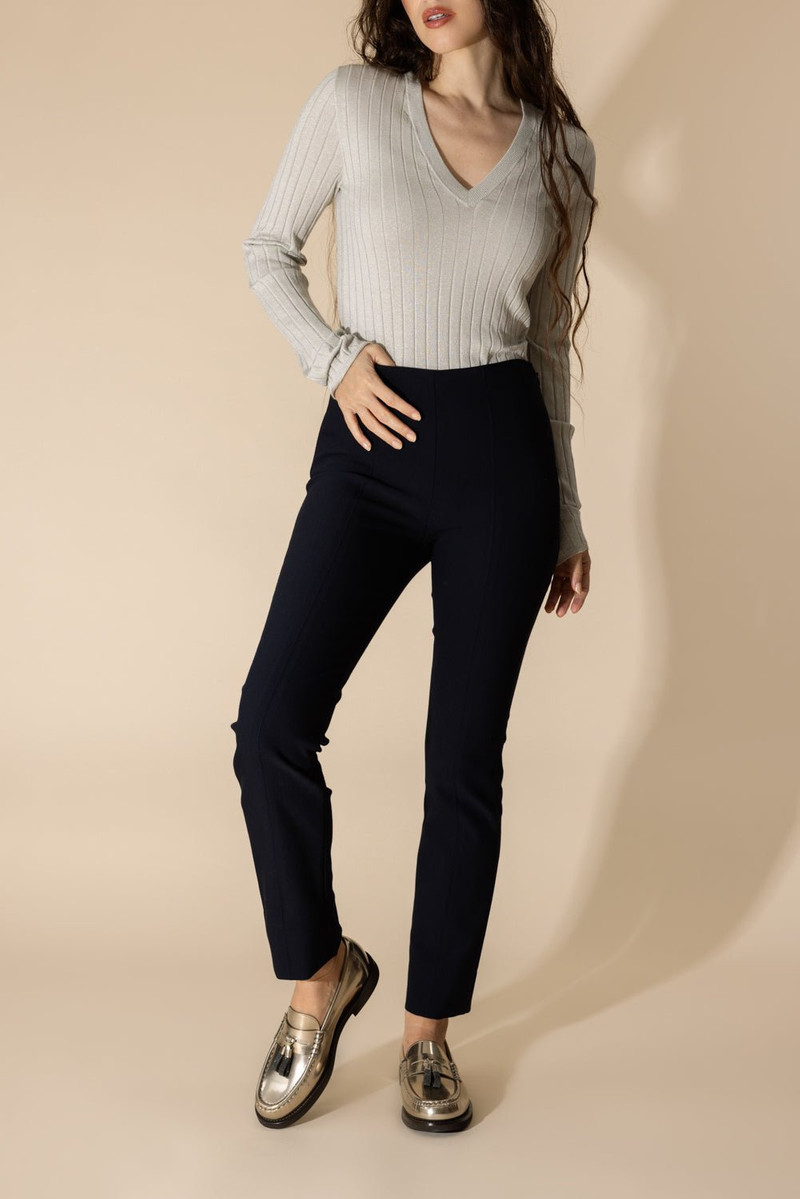 Brunello Cucinelli Classic Pull On Pant - Black outlook