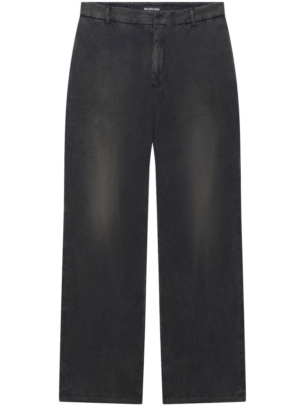 straight-leg cut trousers - 1