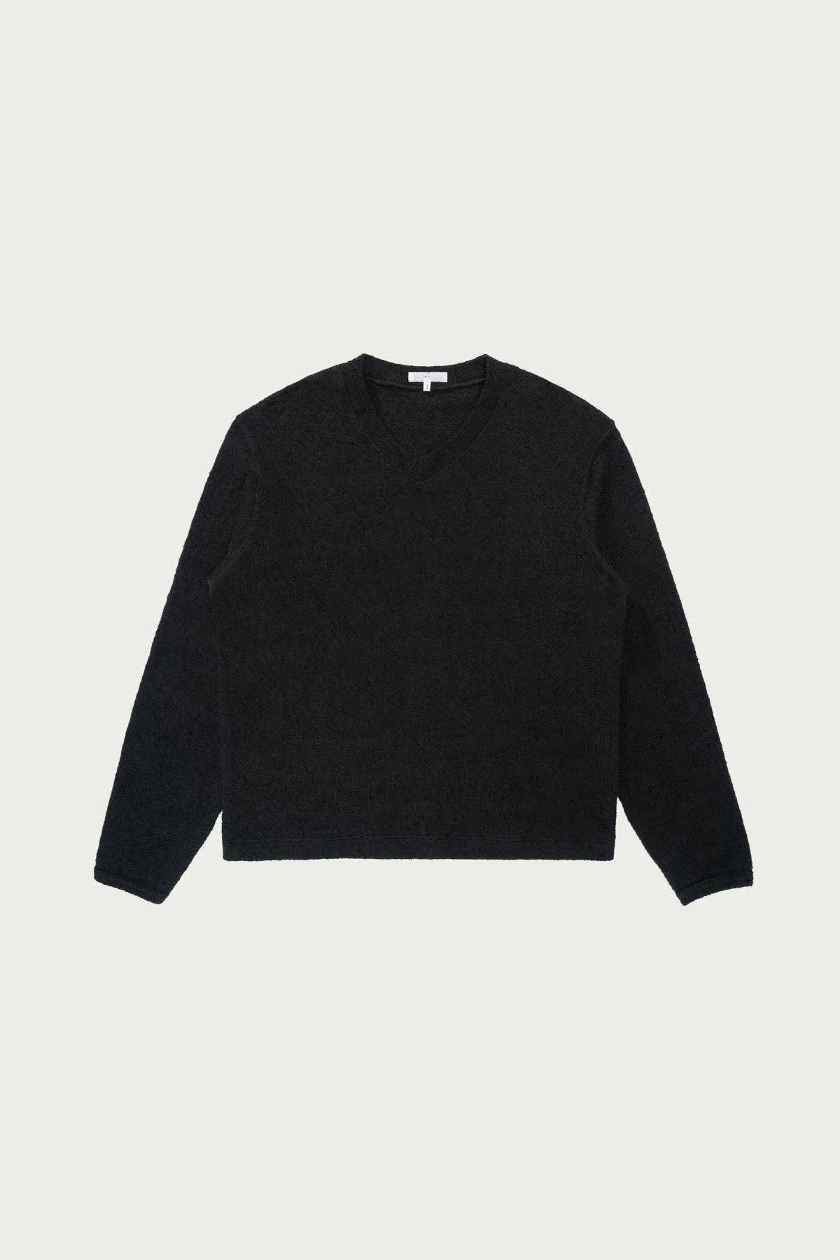 Teddy High V Neck - Black - 1