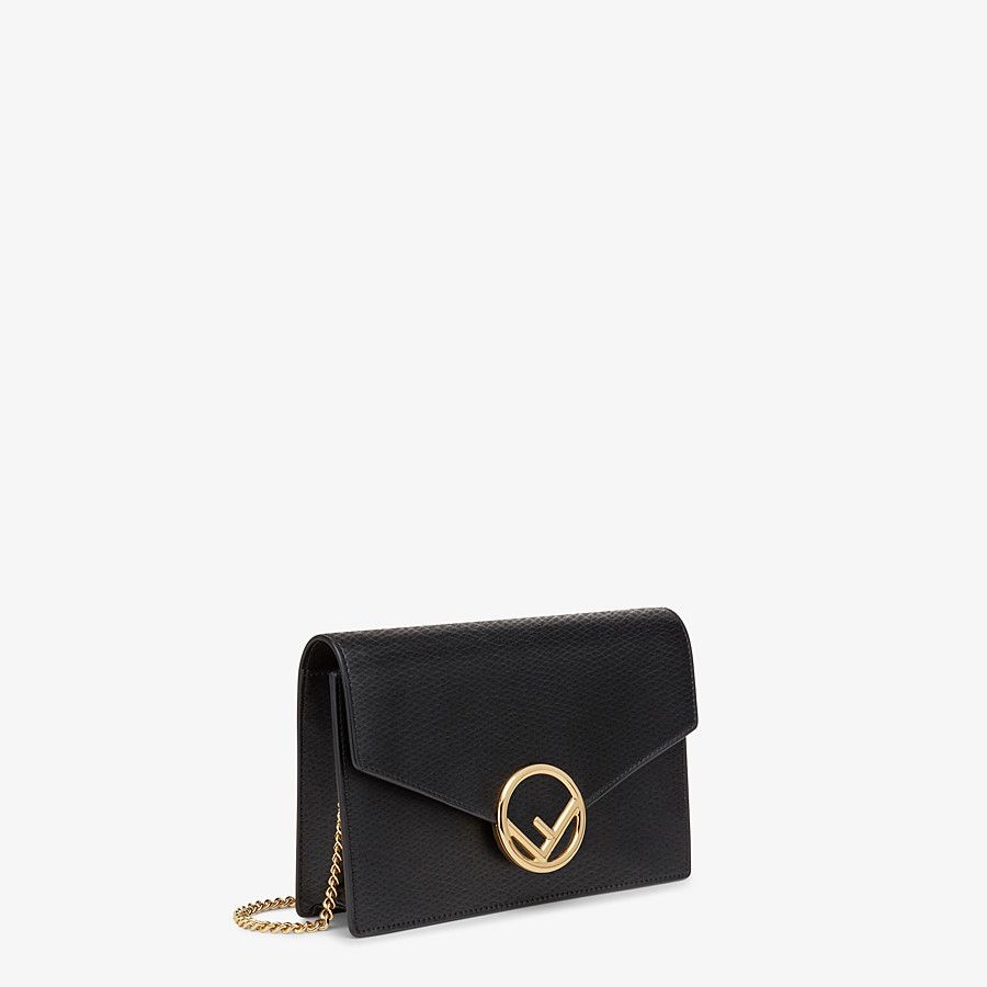 Black leather mini bag - 2