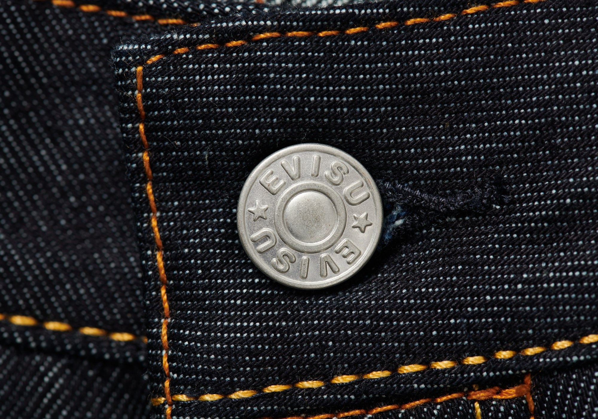 PALACE EVISU 2008 CLASSIC SEAGULL DENIM JEANS INDIGO RAW - 7