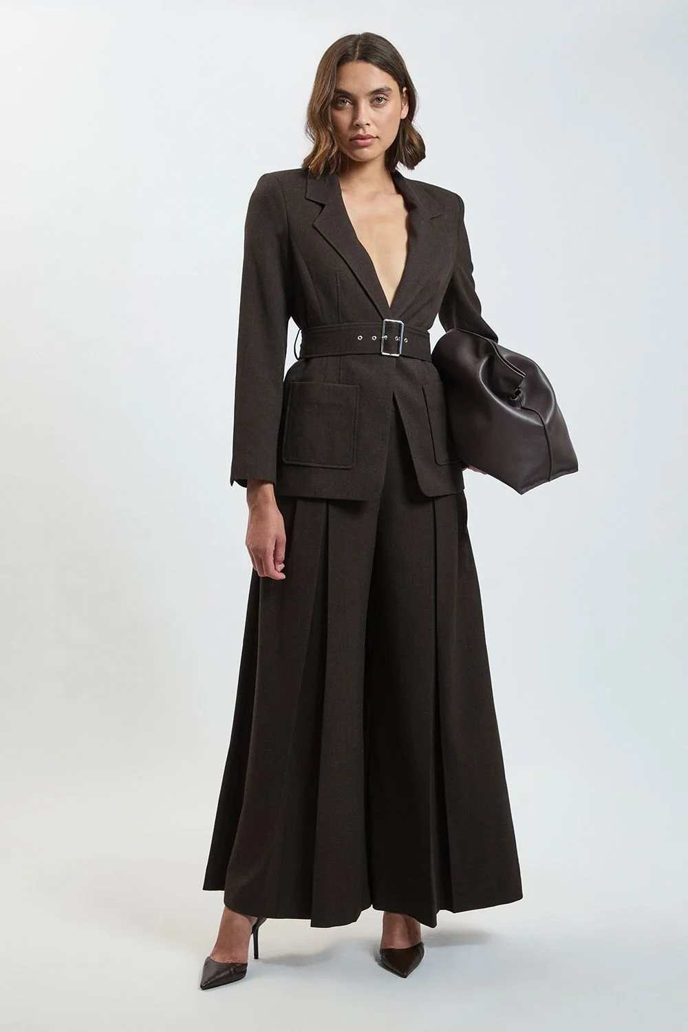 Tailored Wide Leg Trouser - 1
