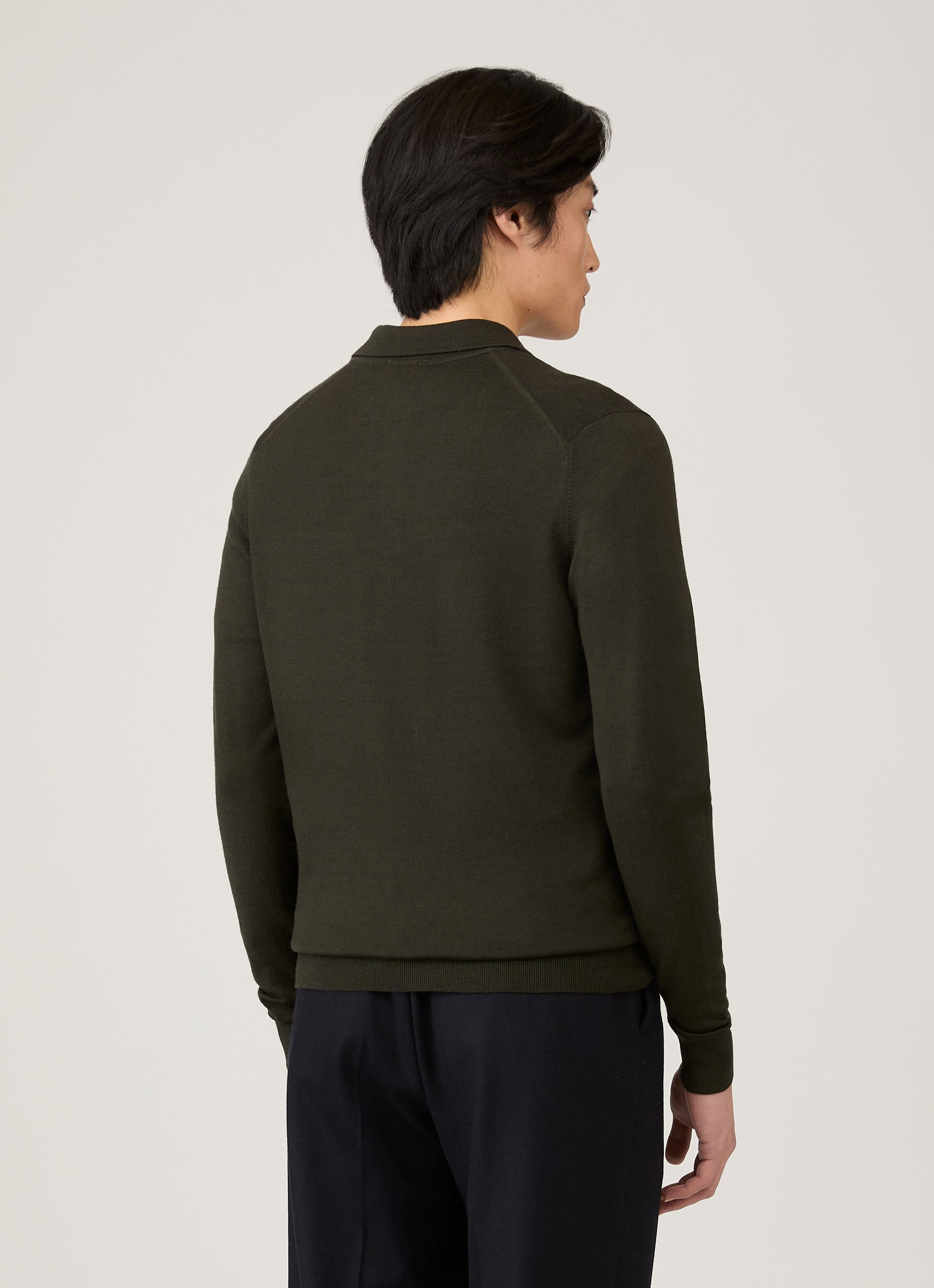Extra‑Fine Merino Polo Shirt - 5