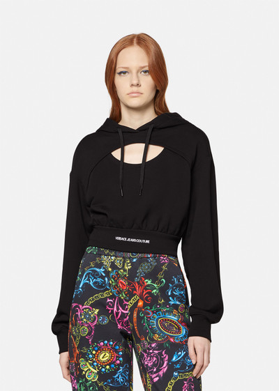 VERSACE JEANS COUTURE Hoodie with Cut-Out outlook