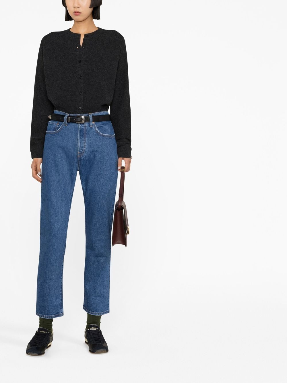 501 cropped straight-leg jeans - 2