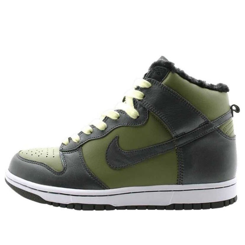(WMNS) Nike Dunk Hi 'Pilgrim Dark Army White' 309437-331 - 1