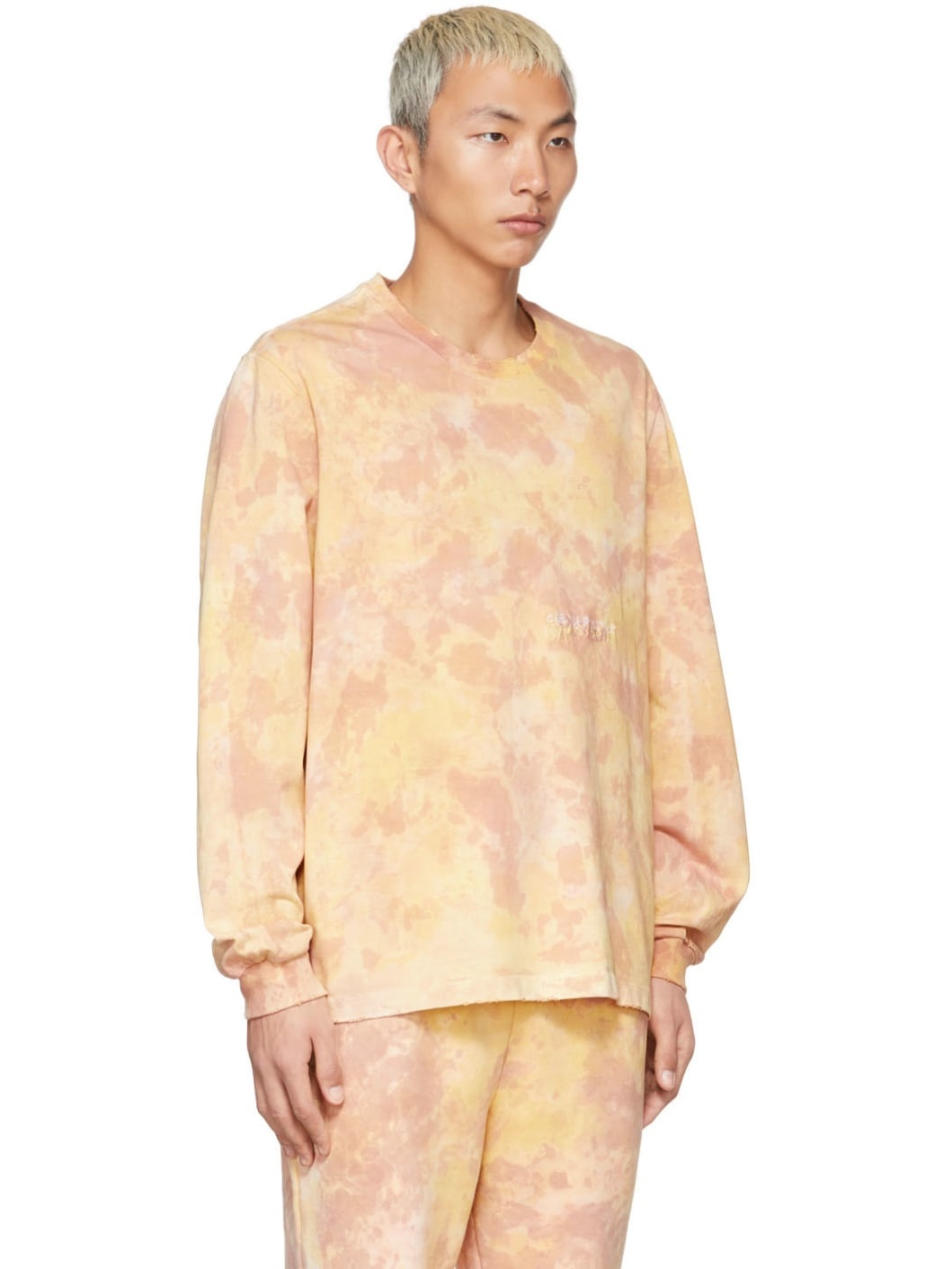 Yellow Vegetable Dyed Long Sleeve T-Shirt - 2