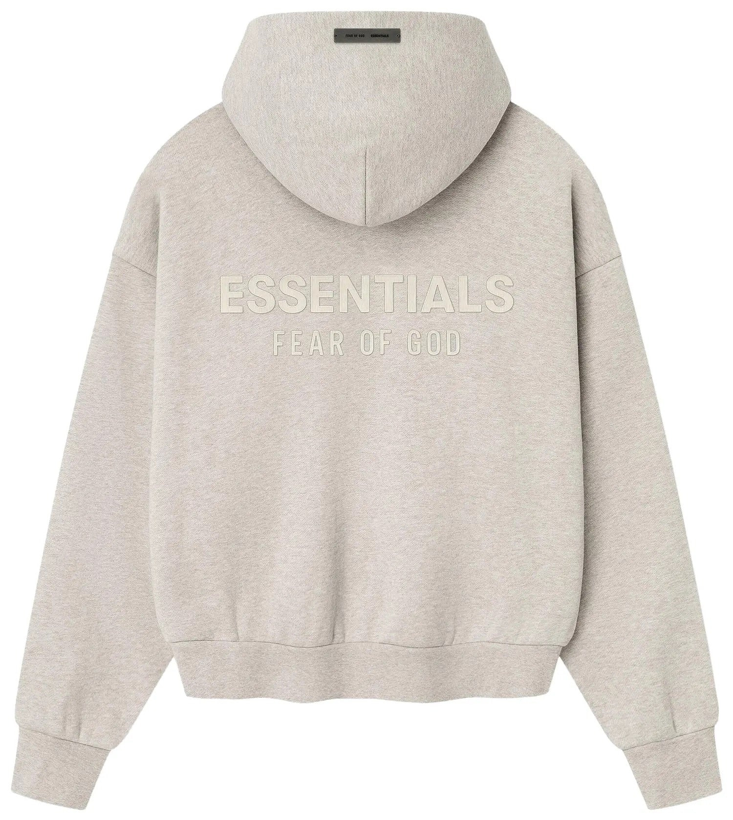 Fear of God Essentials SS25 Classic Hoodie 'Heather Stone' 192SP252052F - 2