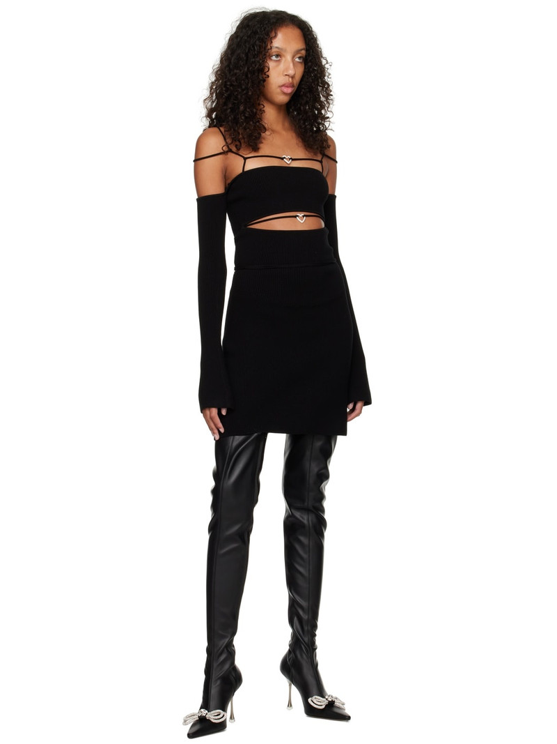 MACH & MACH Black Stormi Minidress outlook