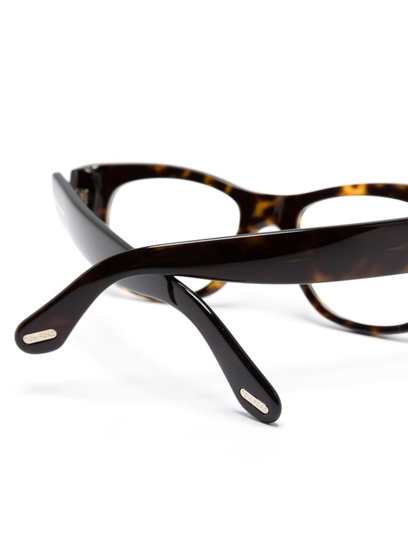 FT5040B tortoiseshell square-frame glasses 3