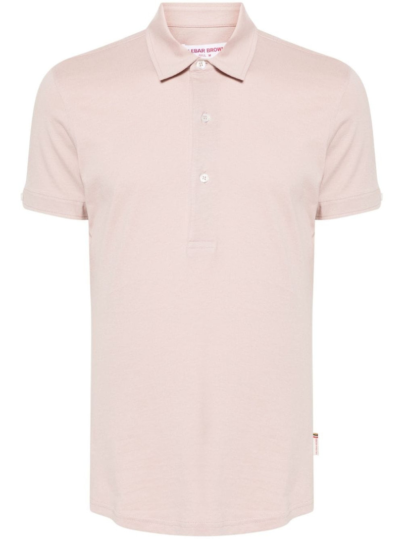 Sebastian cotton silk polo shirt 1