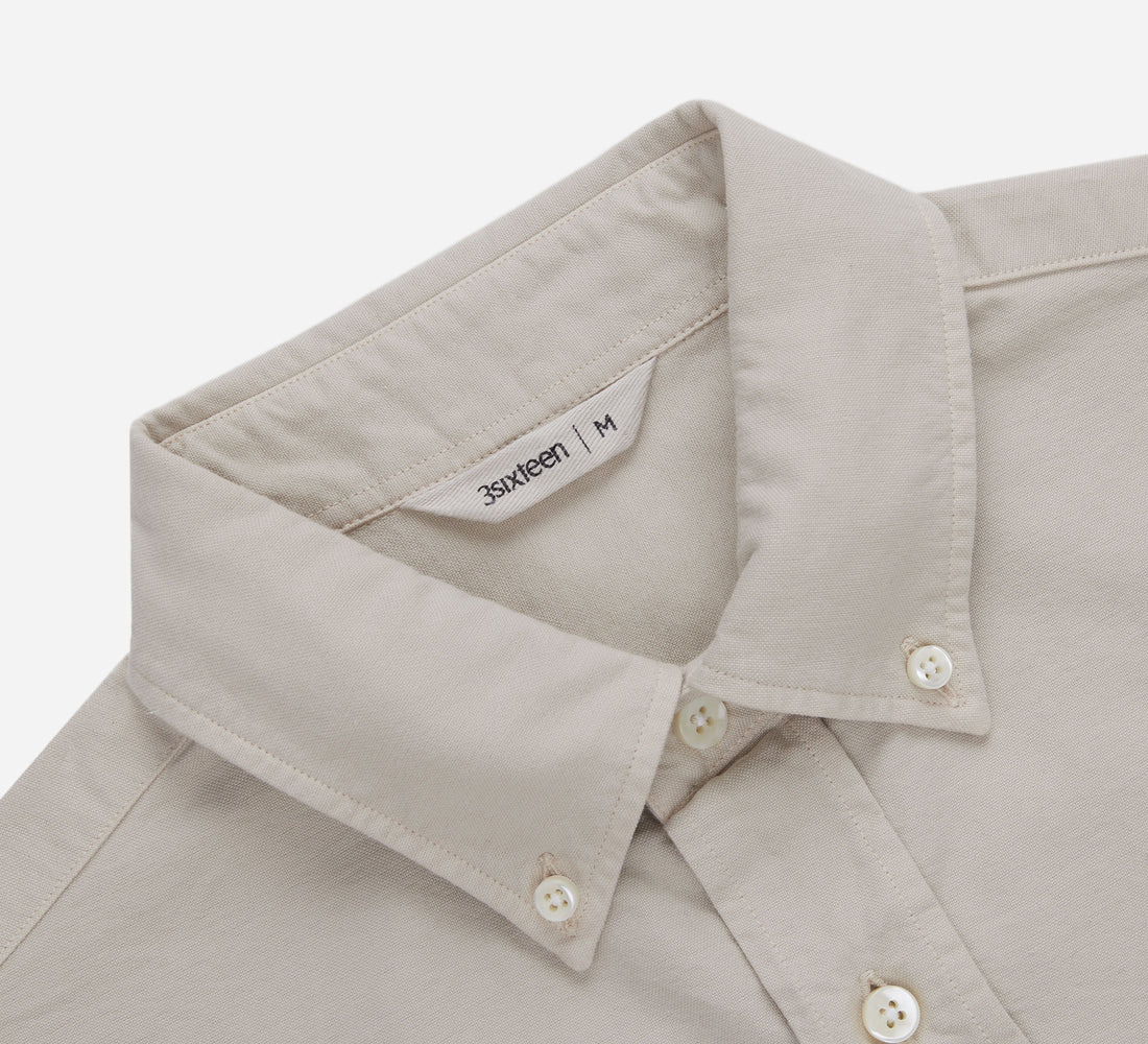Big Oxford Shirt - Concrete - 3