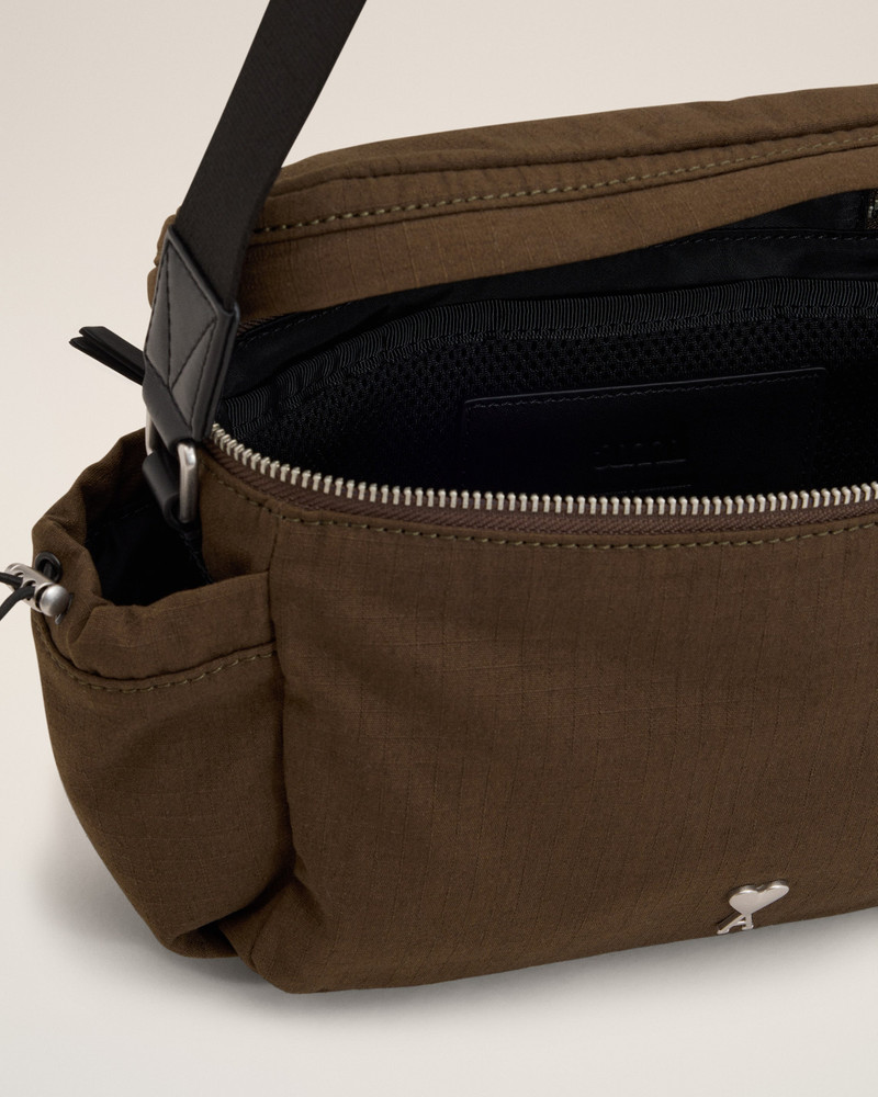 GREEN CANVAS AMI DE COEUR MESSENGER BAG 5