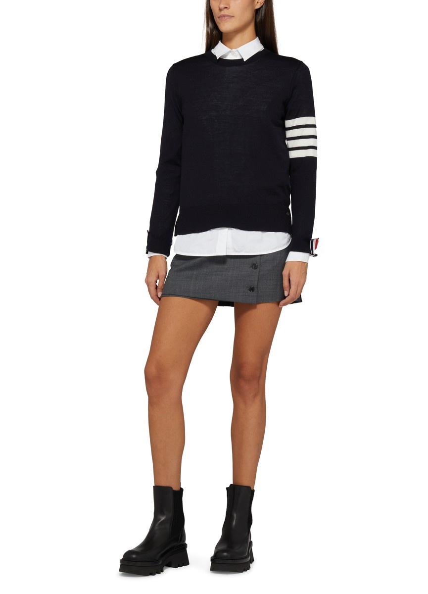 4-Bar round-neck sweater - 2