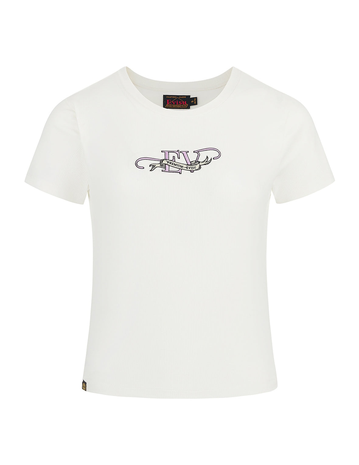 "EV" Print Slim Fit T-shirt - 9