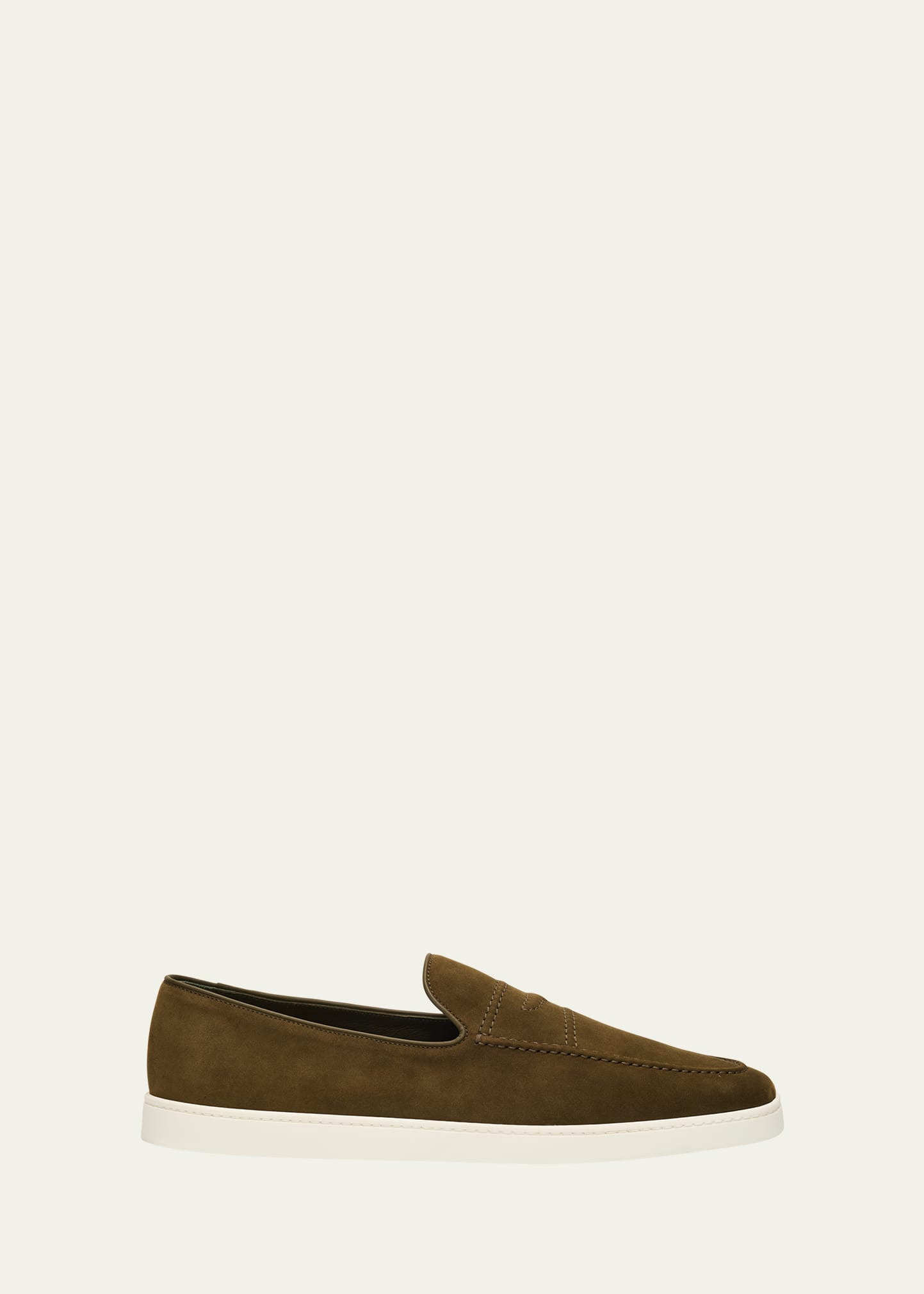 Men's Peebles Suede Penny Loafers - 1