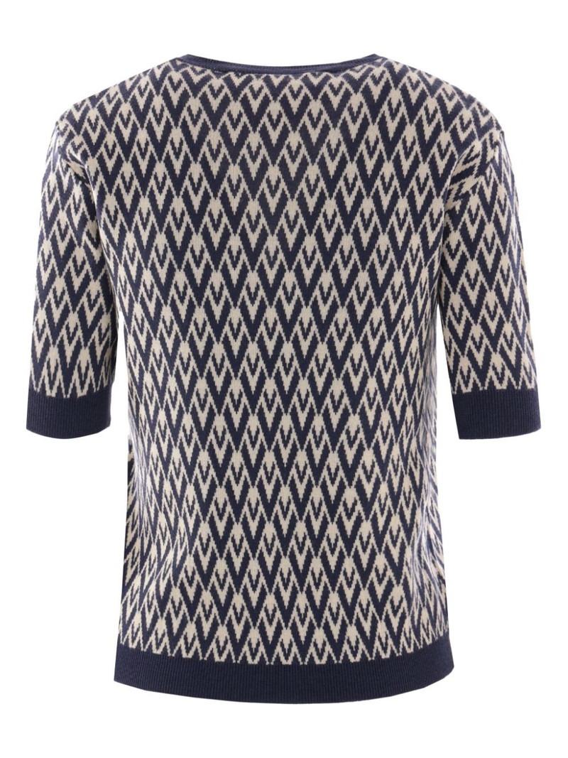 Valentino Toute La V-jacquard T-shirt outlook