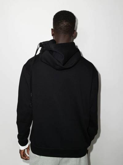 Y/Project x Fila drawstring-hood cotton hoodie outlook