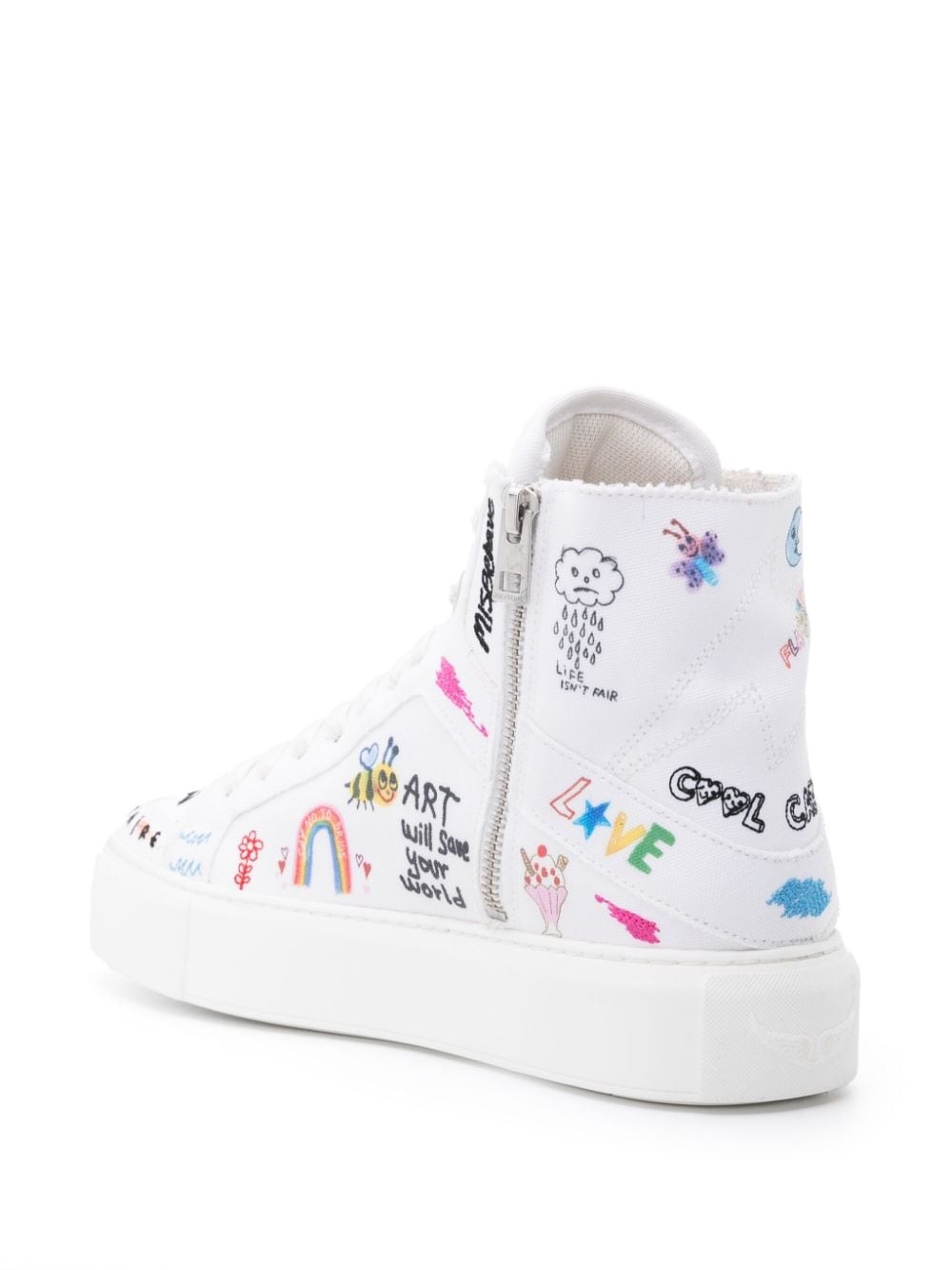 High Flash flatform sneakers - 3