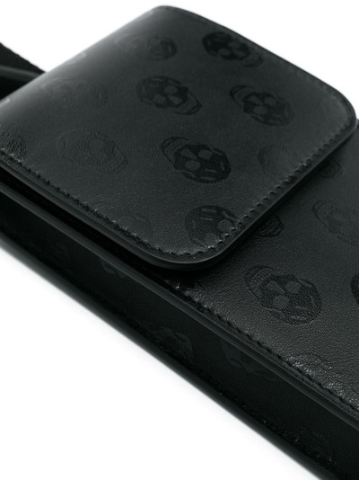 Alexander McQueen Biker Skull phone pouch outlook