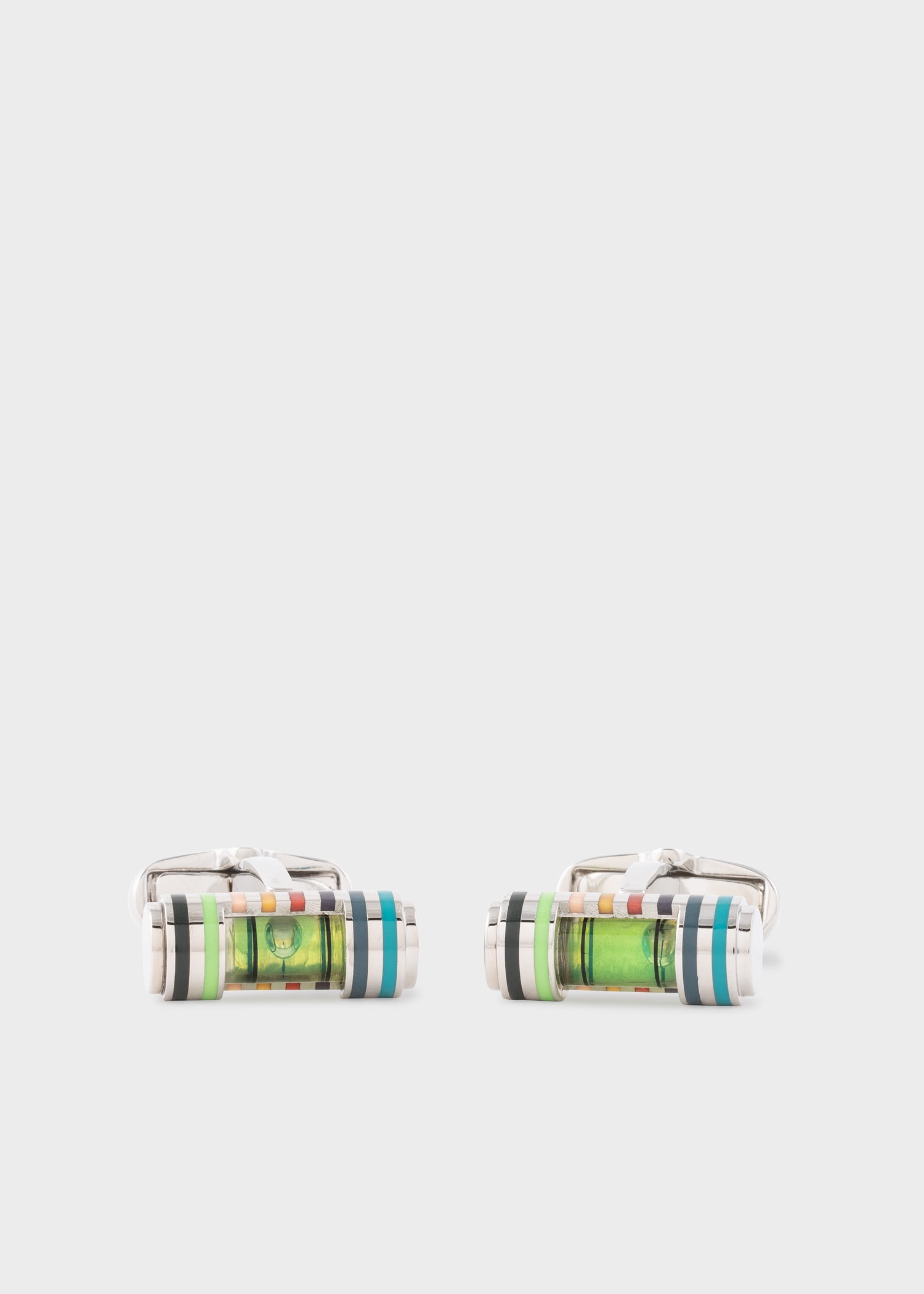 'Artist Stripe' 'Spirit Level' Cufflinks - 1