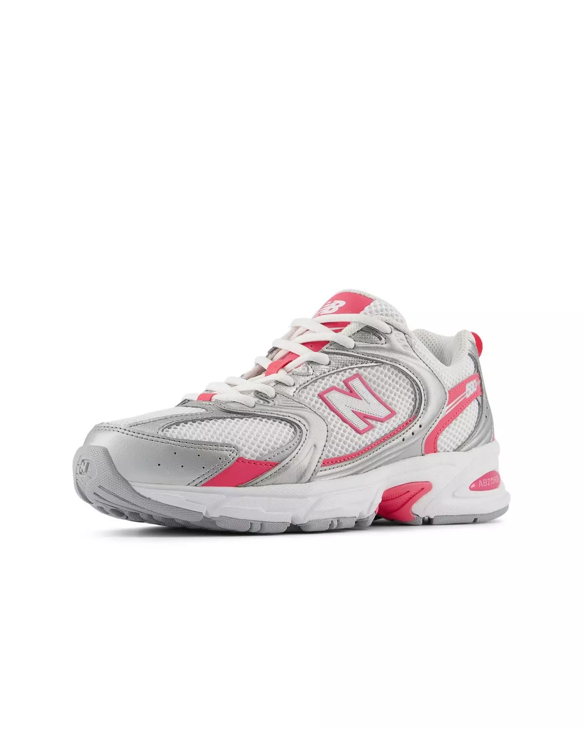 530 "White/Pink/Silver" Unisex Shoe - 8