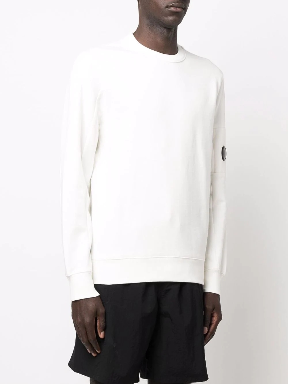 Lens-detail crewneck sweatshirt - 3