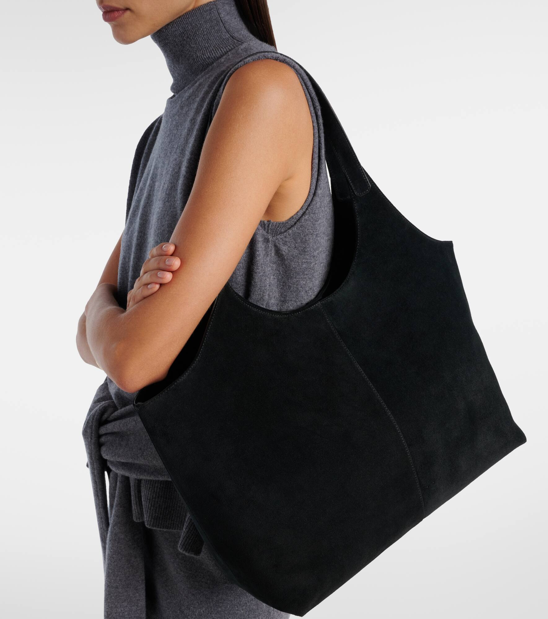 Cabas suede tote bag - 2