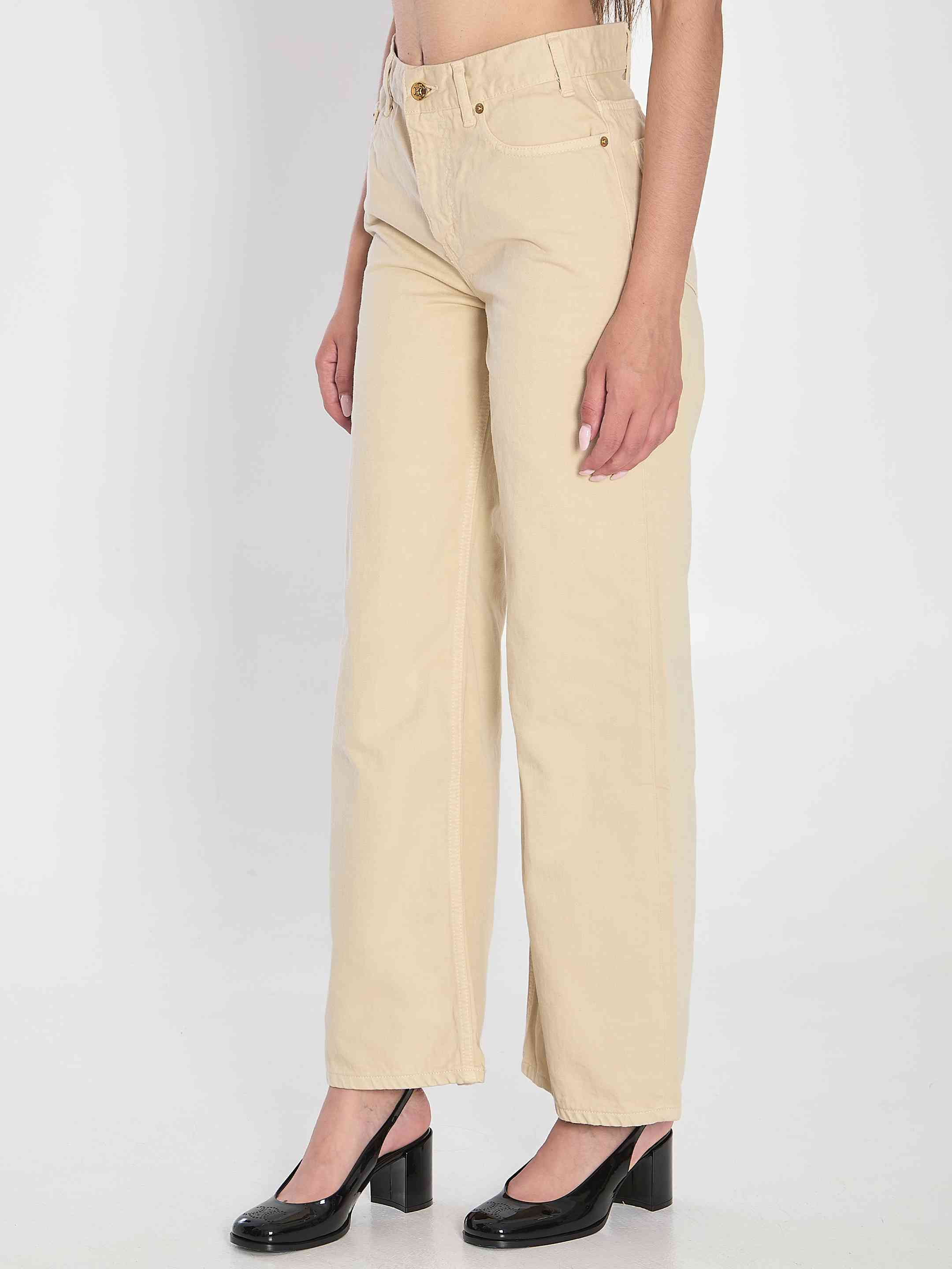 Celine Women Sand-Colored Jeans - 2