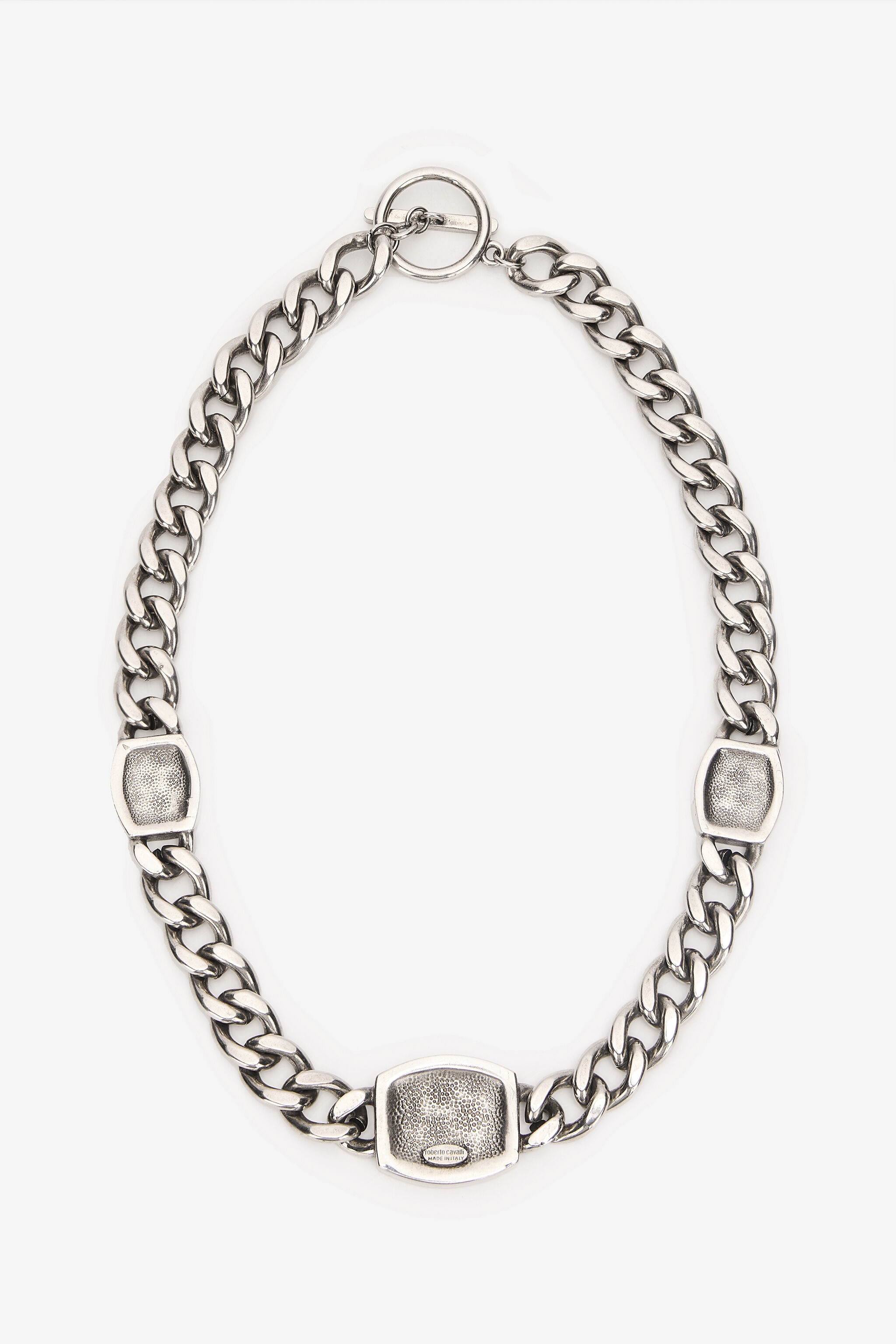 Chain Necklace With RC Monogram - 3